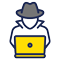 Hacker de sombrero gris Hacker de sombrero gris