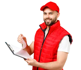 Entrega de tarjetas de crédito y documentos a domicilio